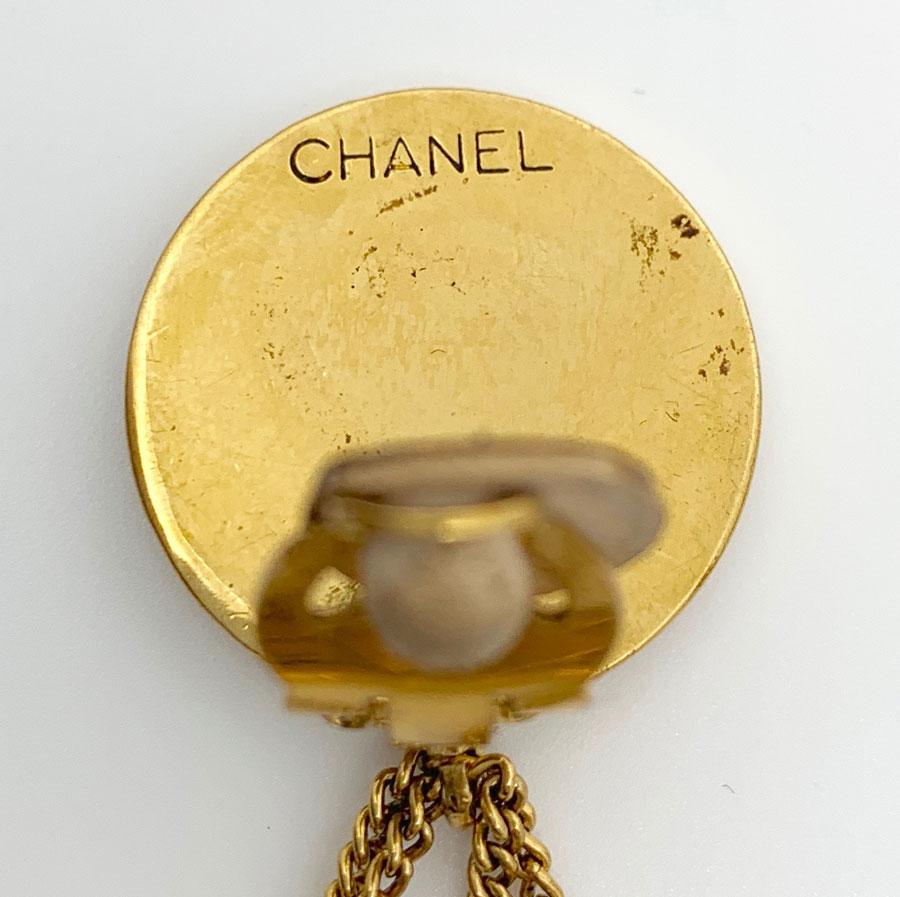 CHANEL Vintage Golden Bag Ohrringe 1