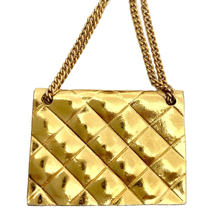 CHANEL Vintage Golden Bag Ohrringe 2