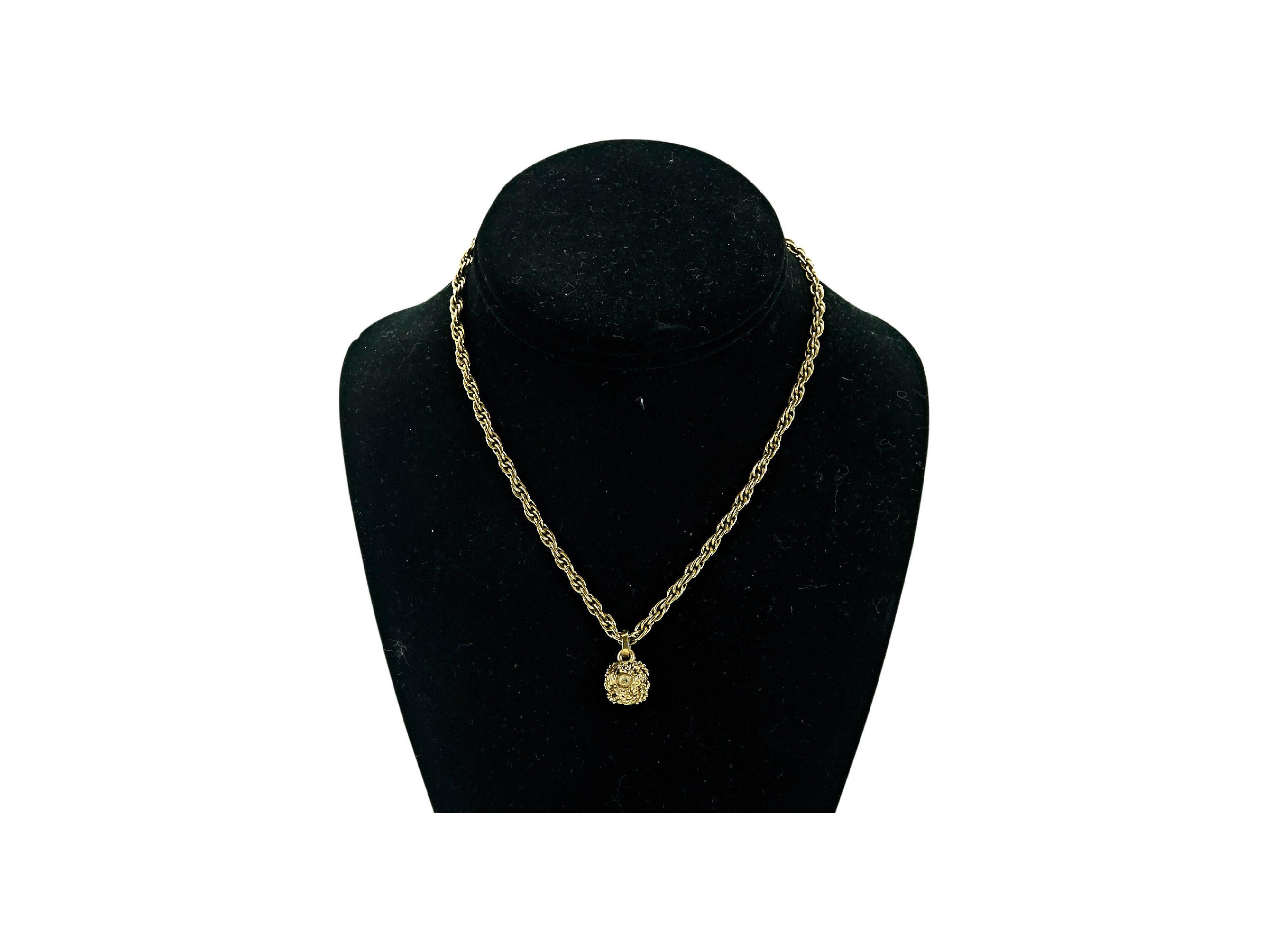 Women's Chanel Vintage Goldtone Chain Necklace