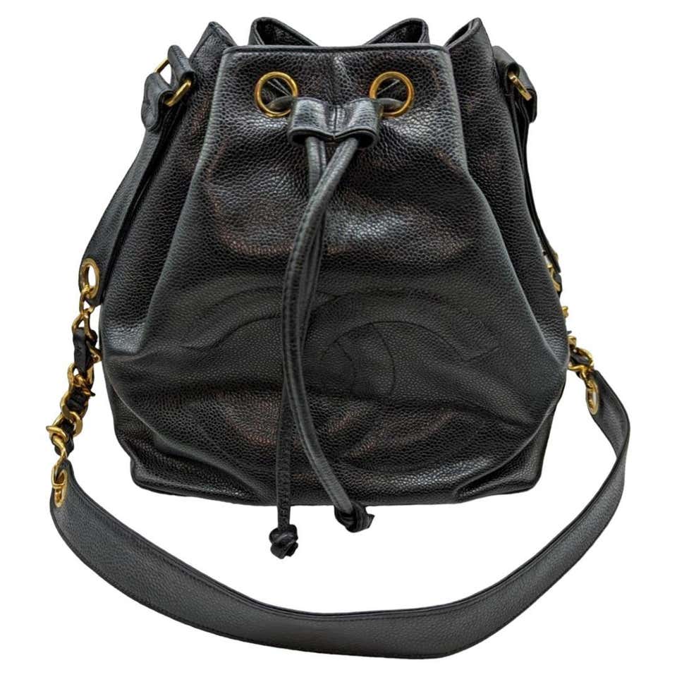 Chanel Drawstring Bucket Bag - 59 For Sale on 1stDibs | chanel bucket ...
