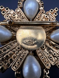 Chanel Vintage Gripoix 1980 Brooch Paris