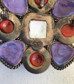 Chanel Vintage Gripoix Brooch