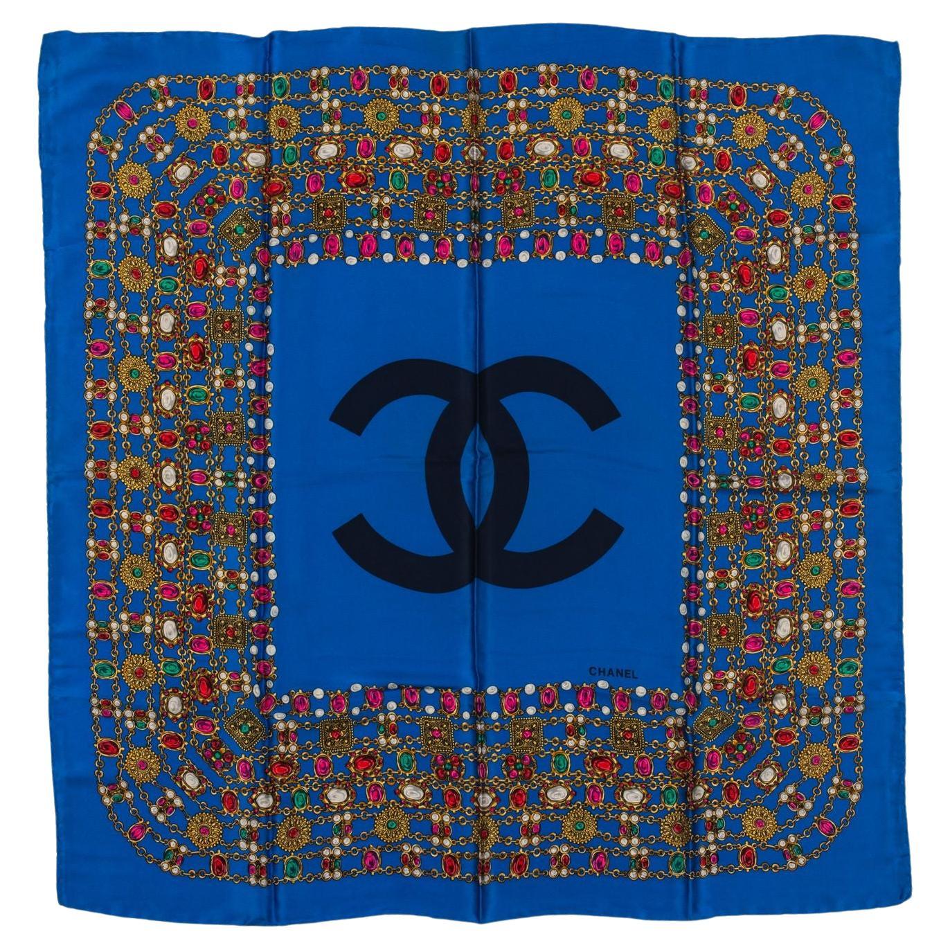 Chanel Vintage Gripoix Jewelry Scarf