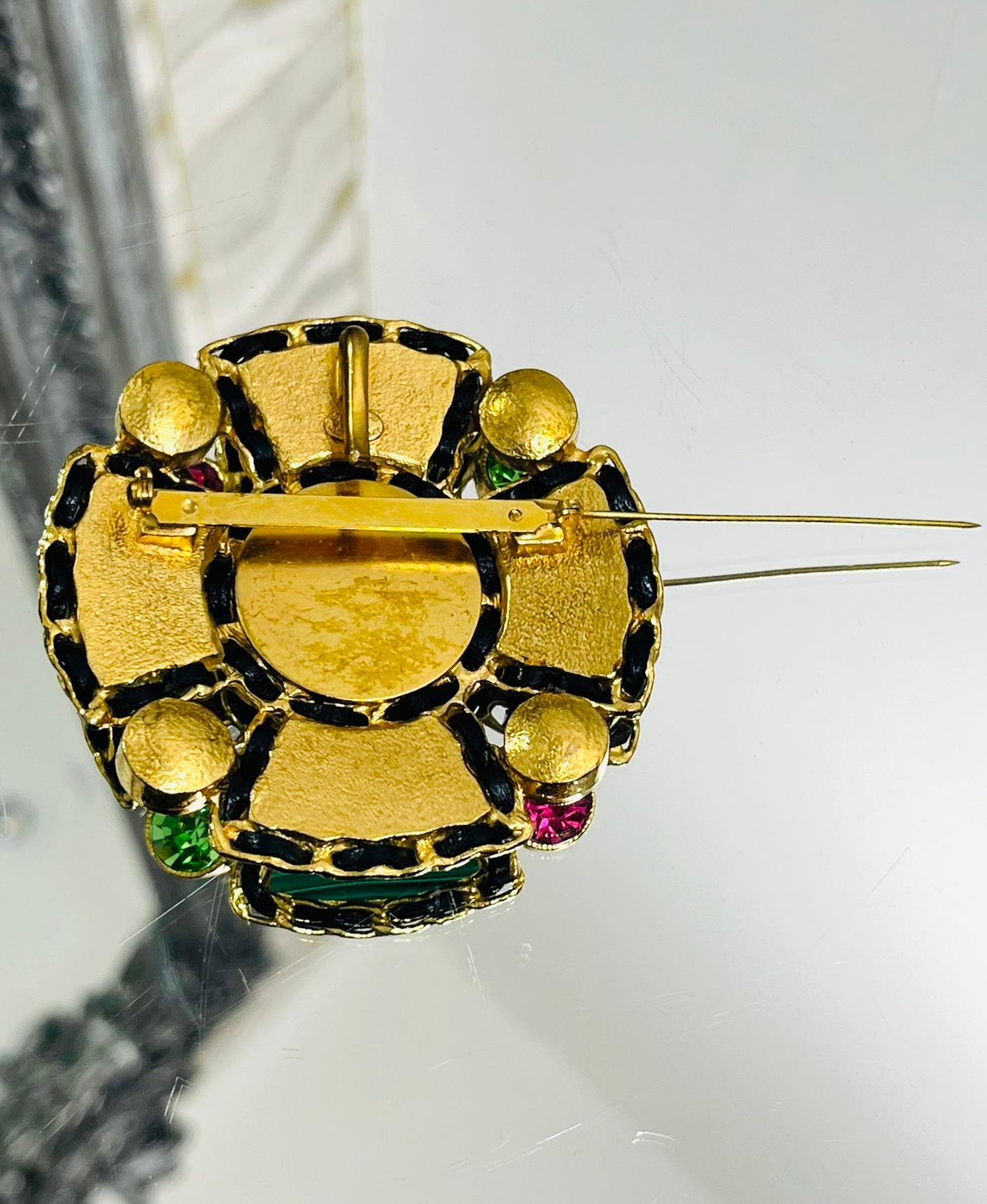 Chanel brooch harrods shop