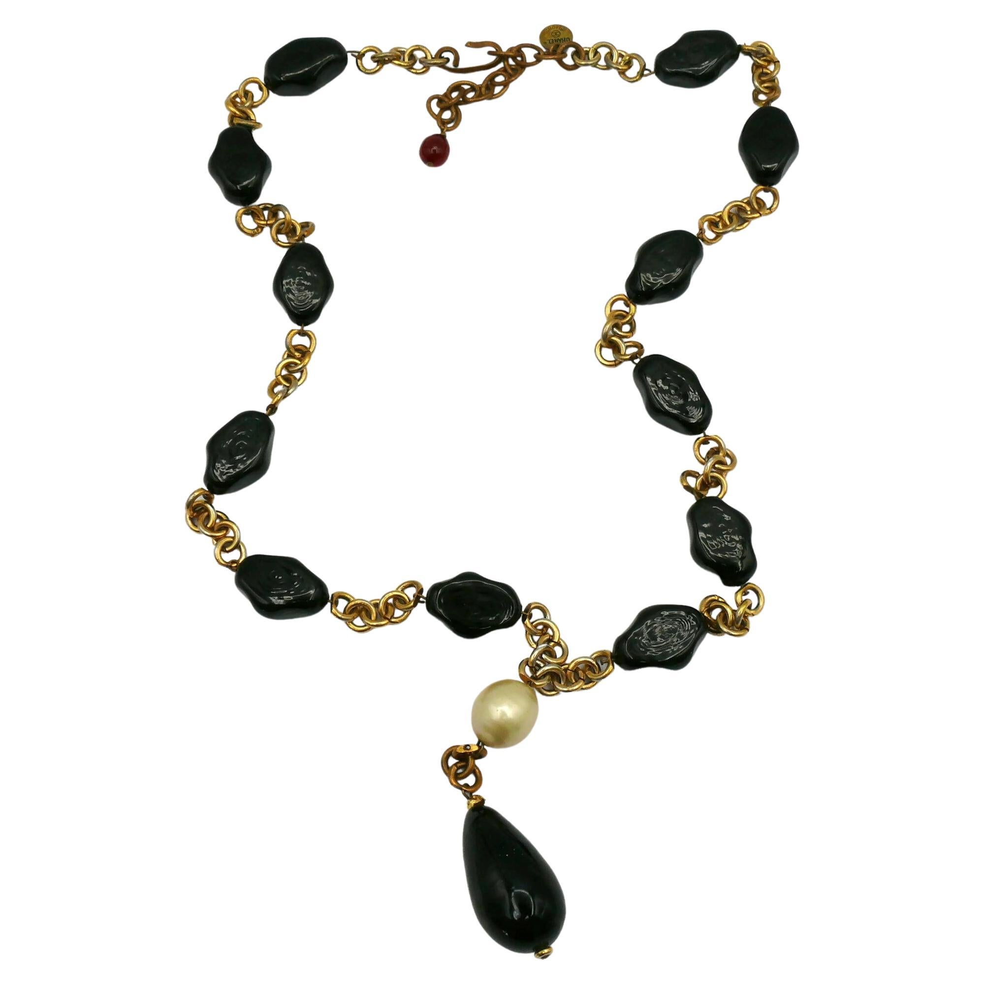 CHANEL Vintage GRIPOIX Necklace, 1982