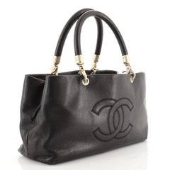 Chanel Vintage Handle CC Tote Caviar Large