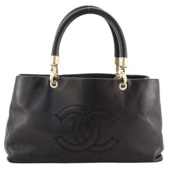 Chanel Vintage Handle CC Tote Caviar Large