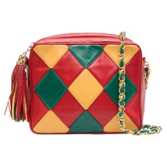 Chanel Vintage Harlequin Tassel Bag