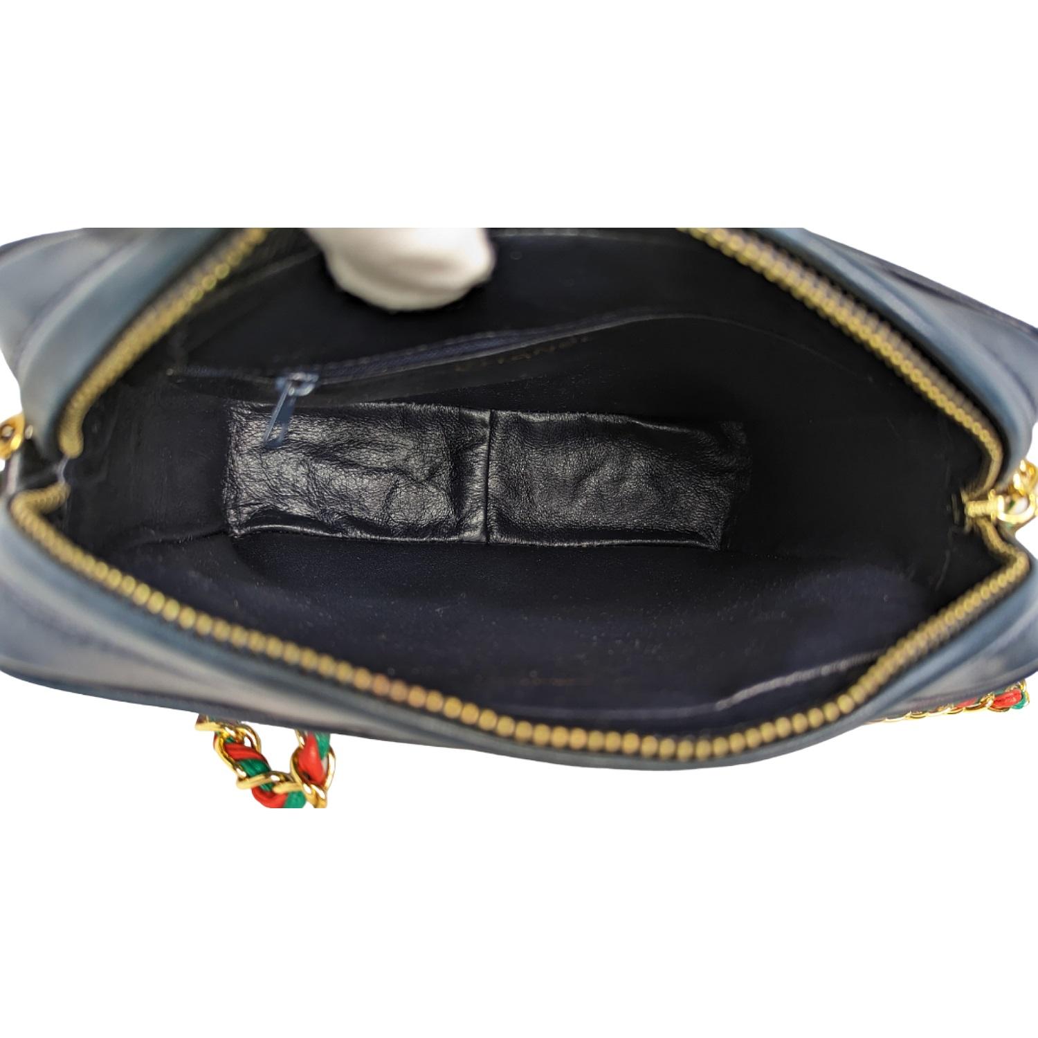 Chanel Vintage Harlequin Tassel Camera Shoulder Bag 2