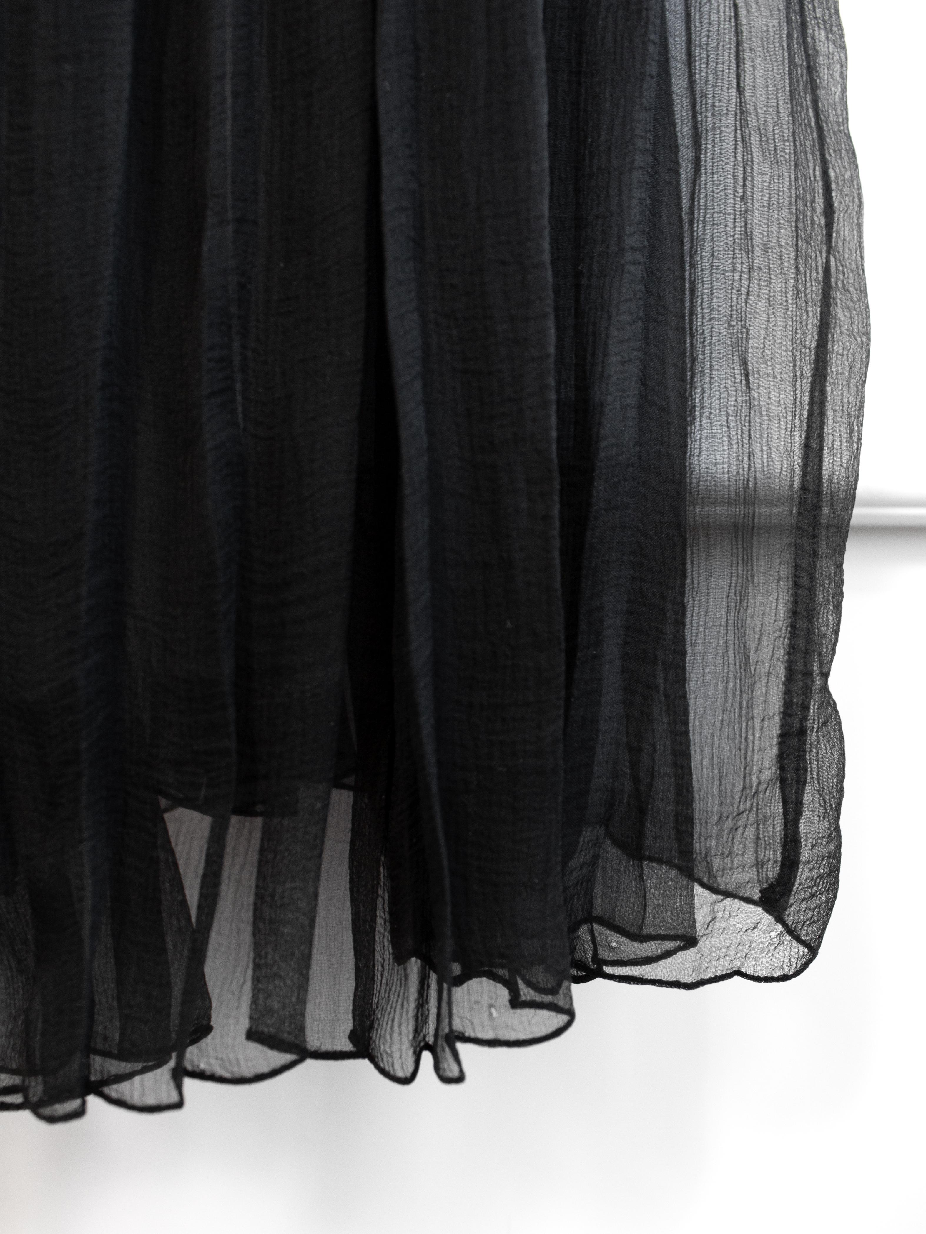 Chanel Vintage Haute Couture Fall/Winter 1992 Black Satin Corset Gown Dress 13