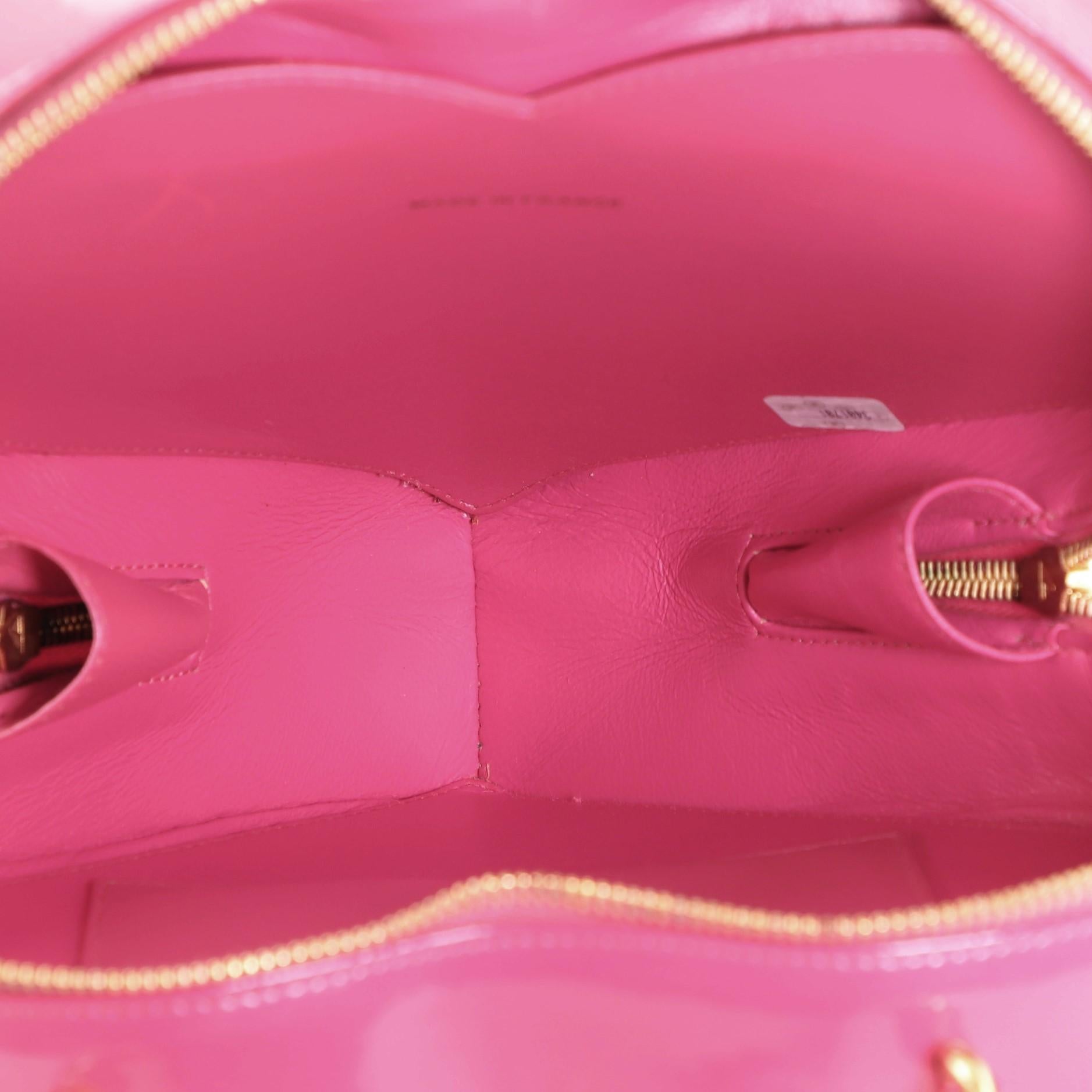 pink heart chanel bag