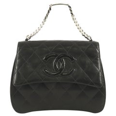 Chanel Vintage ID Bracelet Bag Quilted Lambskin Medium
