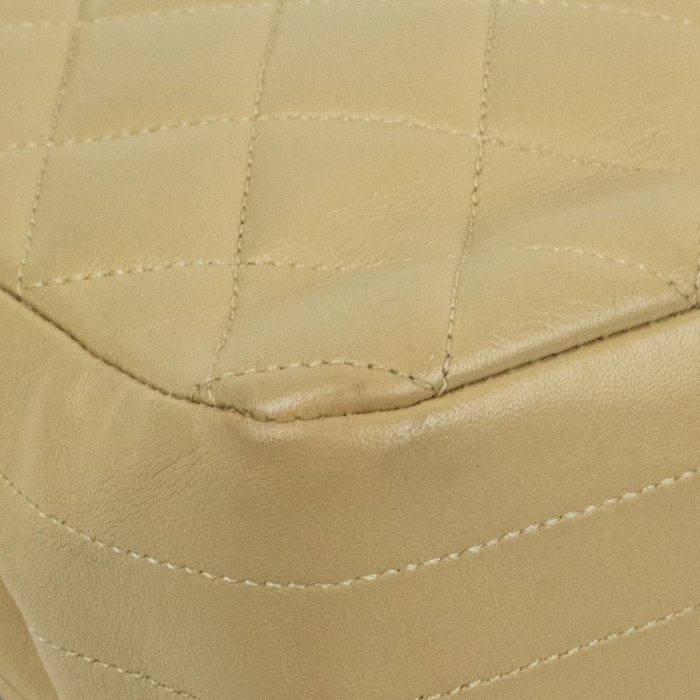 Chanel, Vintage in beige leather 8