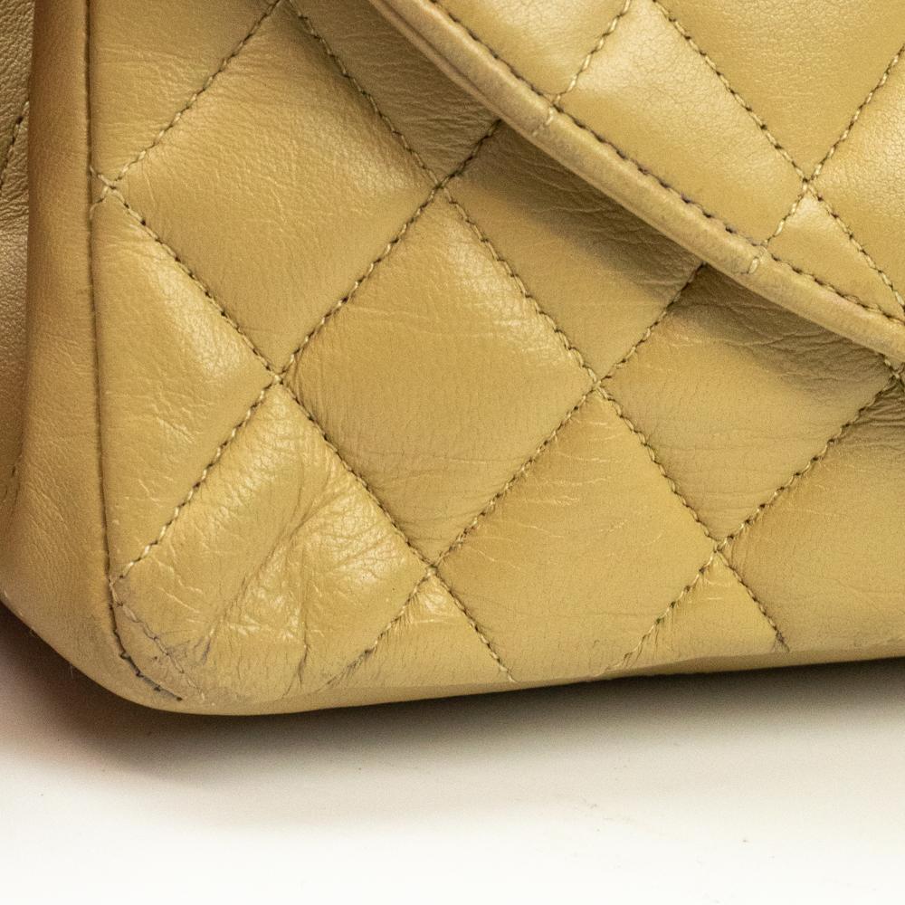 Chanel, Vintage in beige leather 9