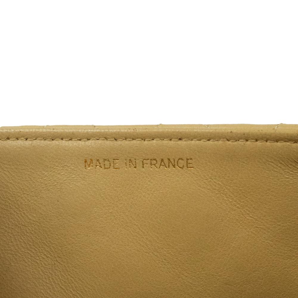 Chanel Vintage in beige leather 2