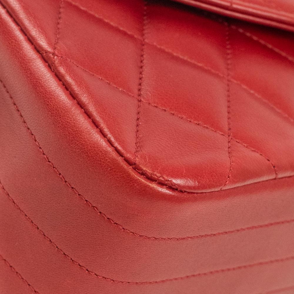 CHANEL, Vintage in rotem Leder 6