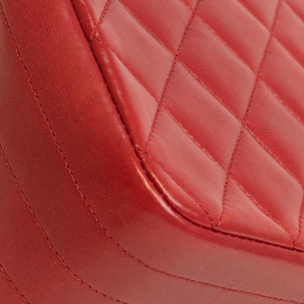 CHANEL, Vintage in rotem Leder 8