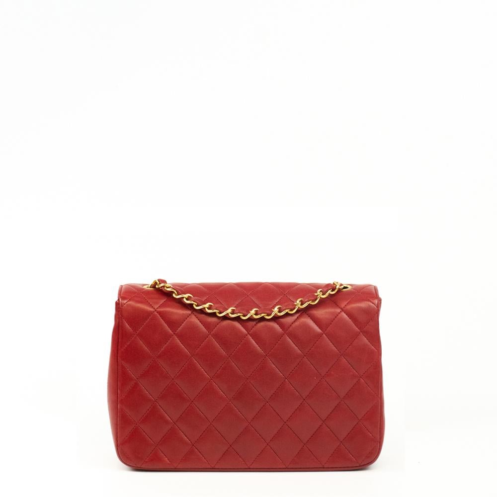 CHANEL, Vintage in rotem Leder (Rot)
