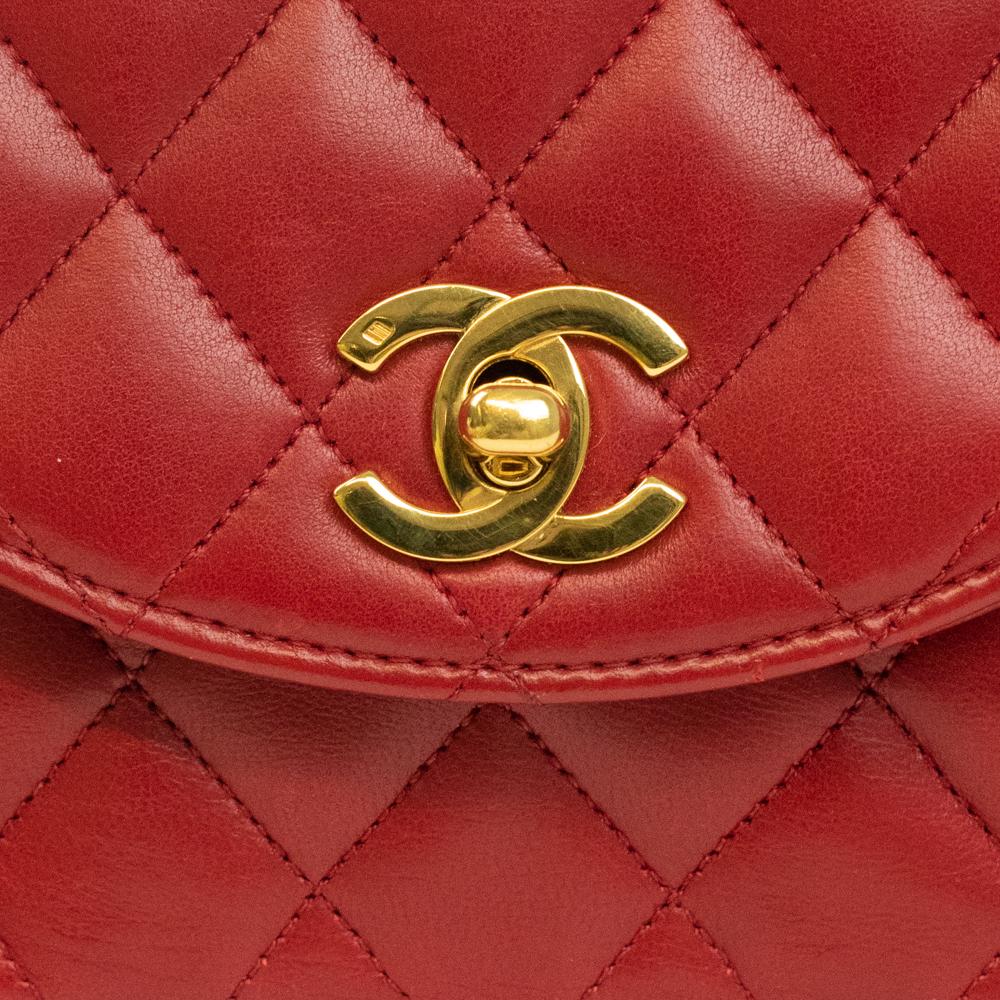 CHANEL, Vintage in rotem Leder 4