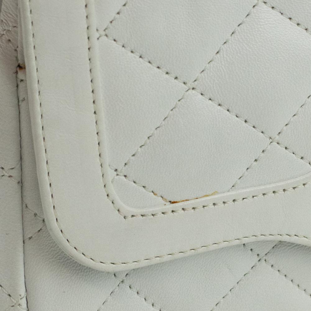 Chanel, Vintage in white leather 9