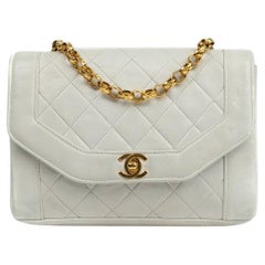 CHANEL, Vintage in white leather