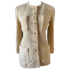 CHANEL Vintage Jacket 1993 year tweed