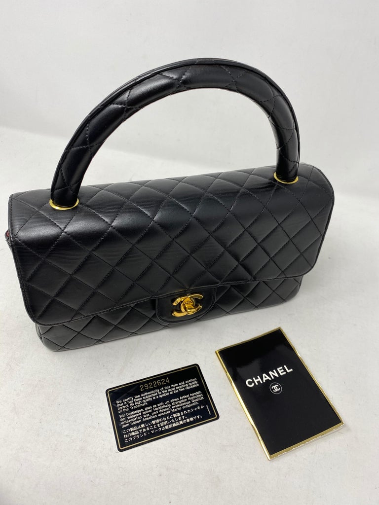 vintage chanel kelly top handle bag