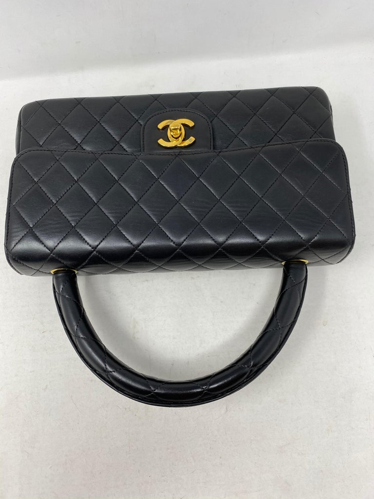 vintage chanel kelly top handle bag