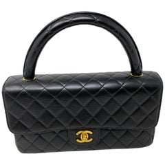 Chanel Green Crocodile Alligator Vintage Mini Minuadiére Kelly Top Handle  Bag For Sale at 1stDibs