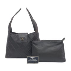 Chanel Vintage Kelly Flap Shoulder Bag Brown Wild Stitch Calfskin leather