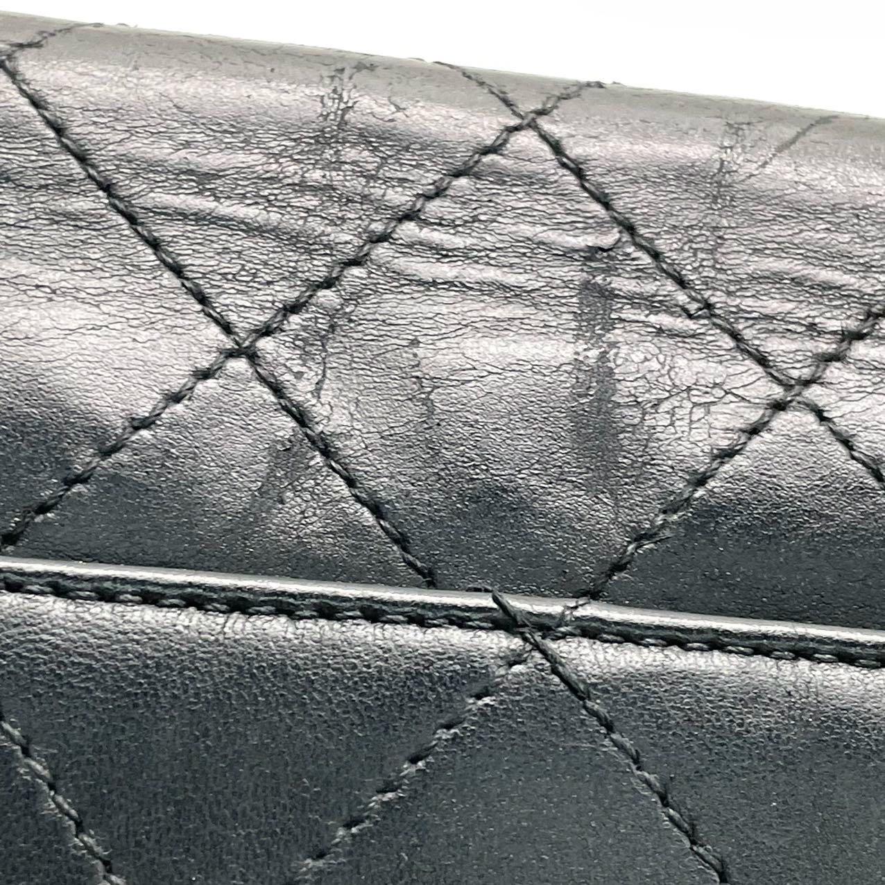 Chanel Vintage Kelly Style Black Leather Shoulder Bag Diamond Stitch Medium Gold For Sale 12