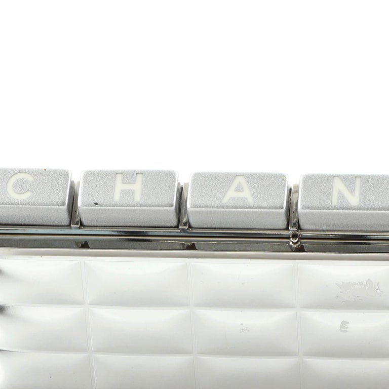Chanel Vintage Keyboard Clutch Metal at 1stDibs