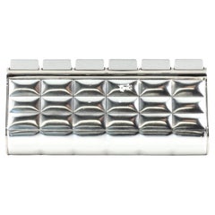 Chanel Vintage Keyboard Clutch Metal