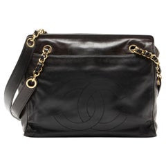 Chanel Vintage Lambskin CC Chain Tote