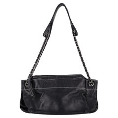 Chanel Vintage LAX Accordion Lambskin Shoulder Bag