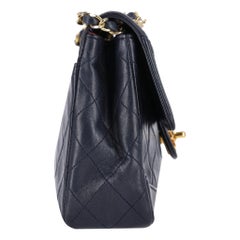 Chanel Vintage Leather Double Paris Flap Bag