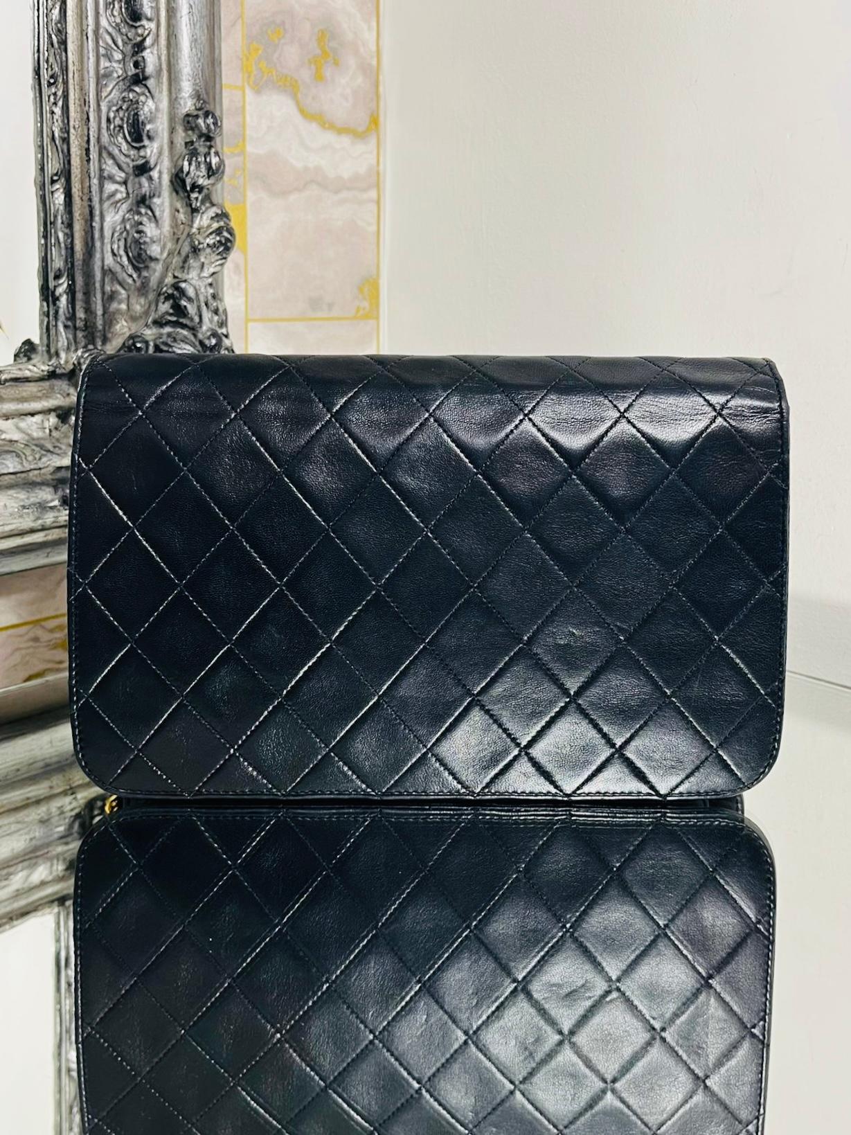 Chanel Vintage Leather Timeless Single Flap Bag Bon état - En vente à London, GB