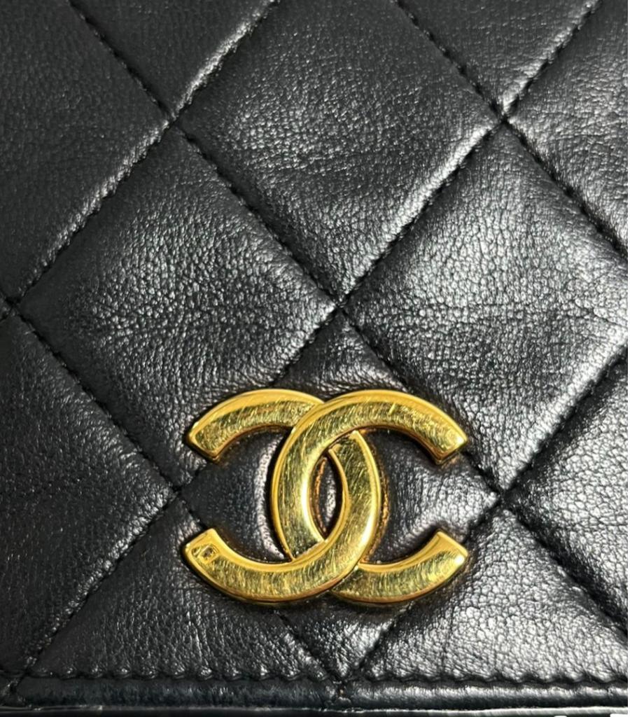 Chanel Vintage Leather Timeless Single Flap Bag en vente 1