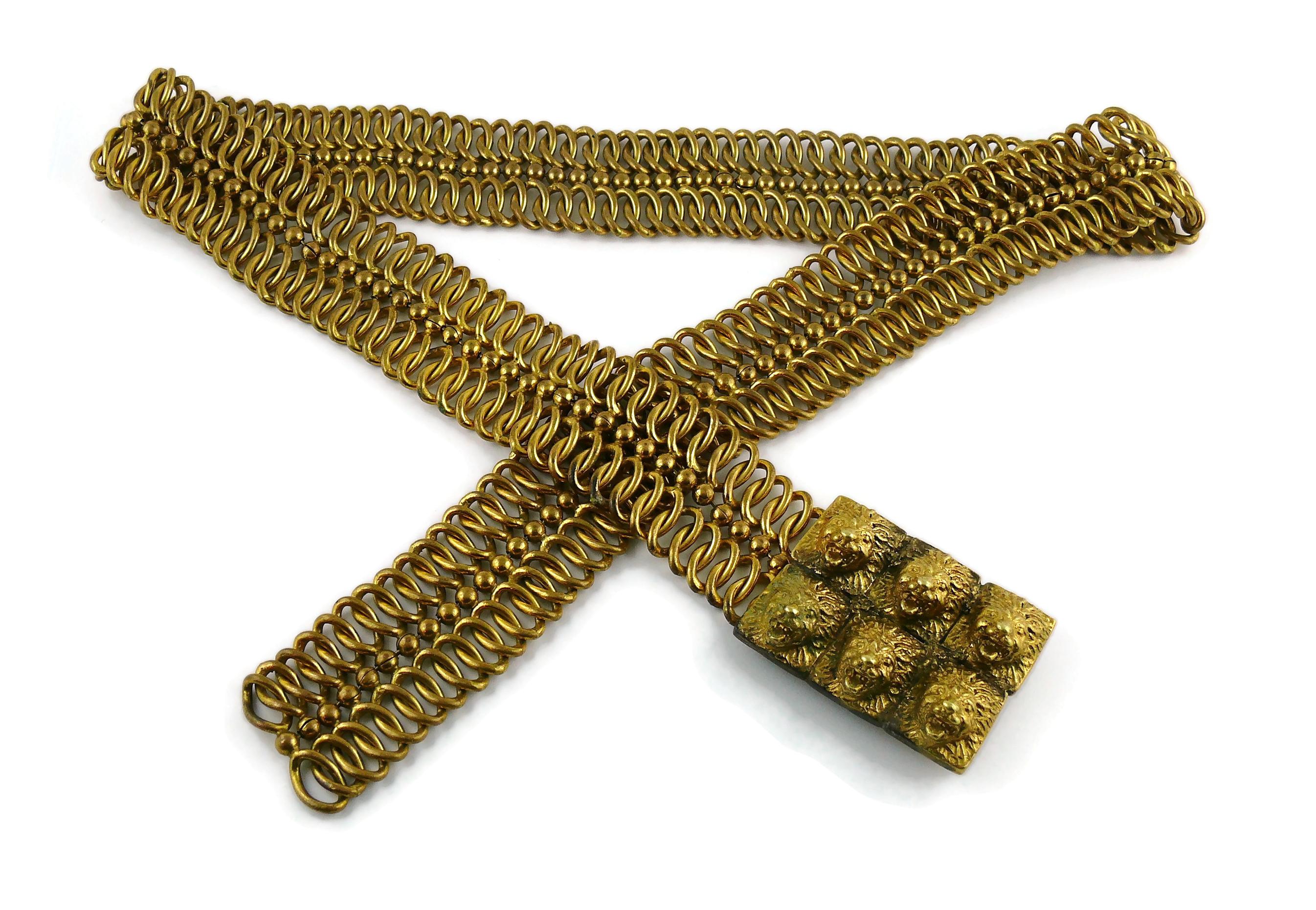 chanel chain belt