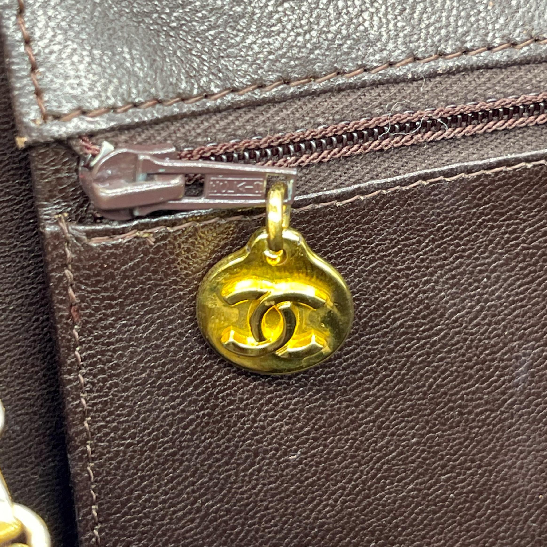 Chanel Vintage Lizard CC Bijoux Chain Shoulder Bag with Gold Hardware, 1980. 14
