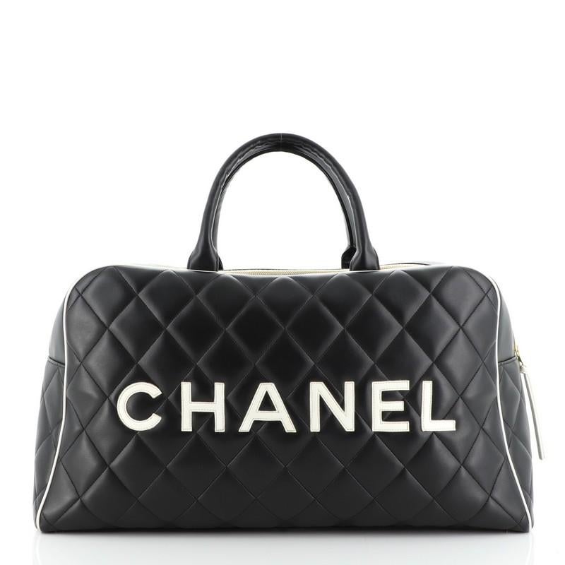 chanel vintage bowler bag