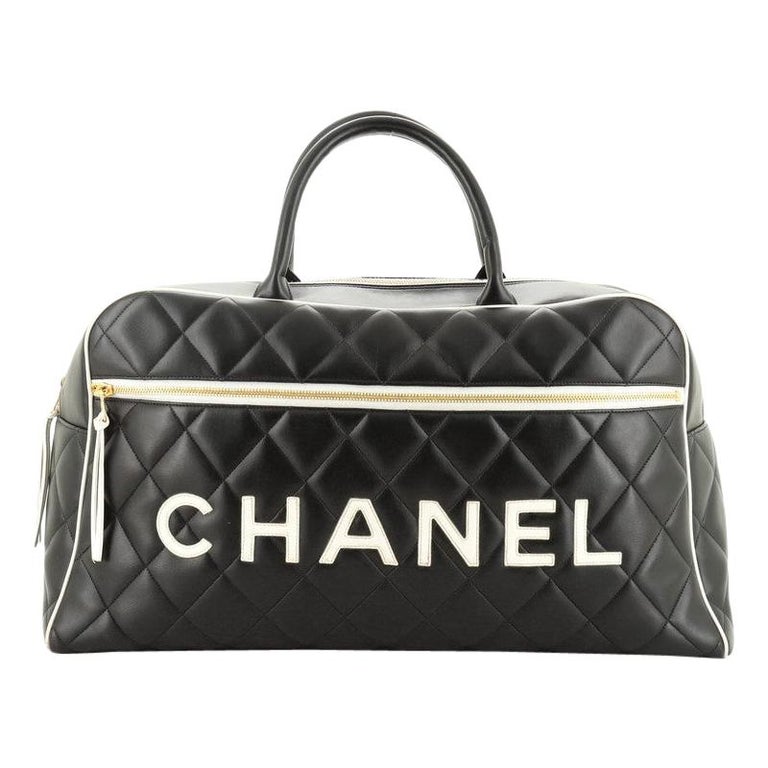 Vintage Chanel Jersey Bag - 12 For Sale on 1stDibs