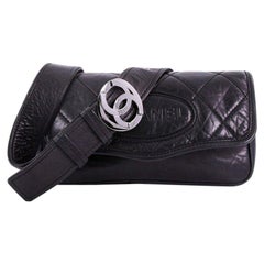 Chanel Vintage Logo Messenger Bag Quilted Aged Calfskin Small Chanel Vintage Logo Messenger Bag Quilted Aged Calfskin Small