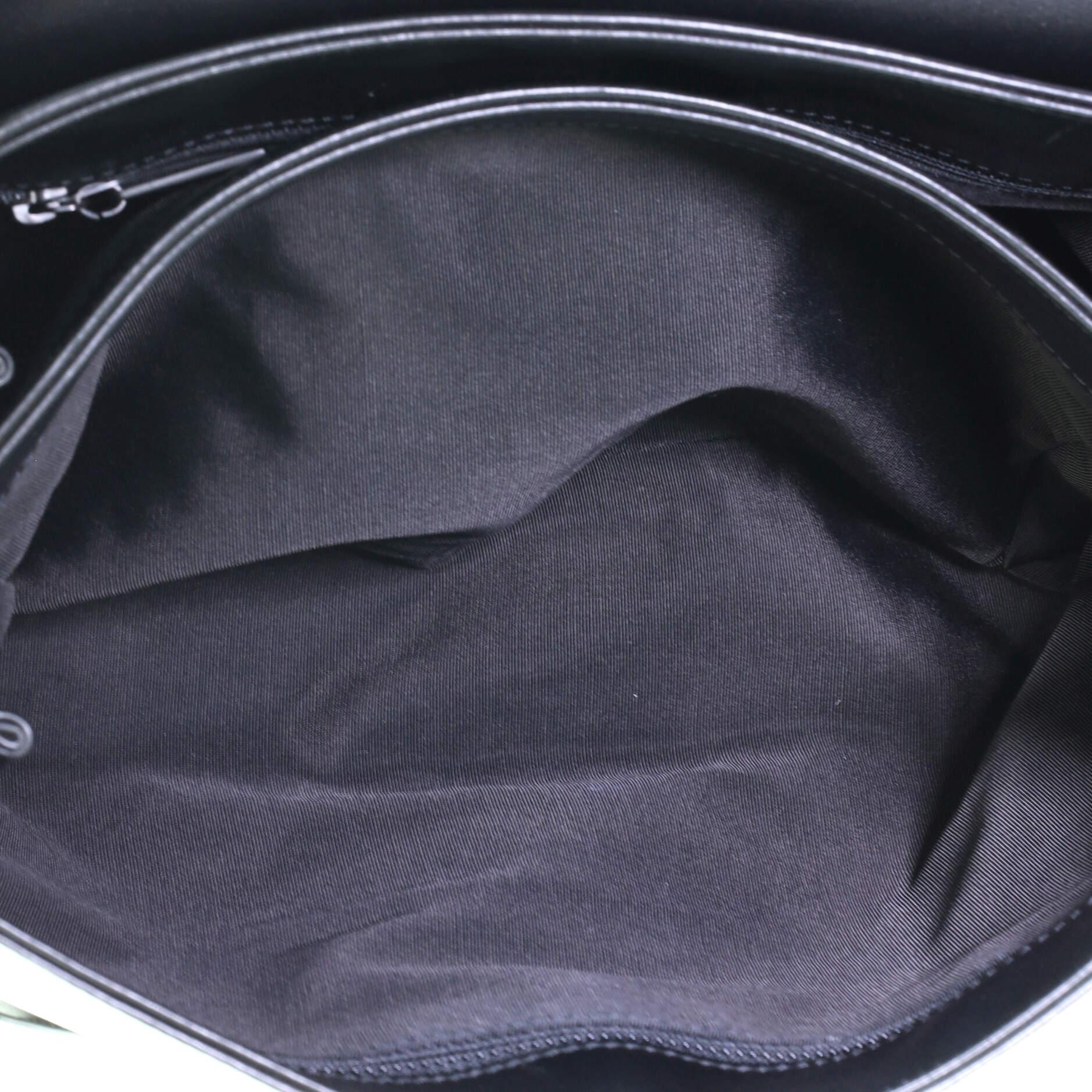 Women's or Men's Chanel Vintage Logo Shoulder Bag Leather Medium