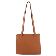 Chanel Vintage Logo Tote Caviar Medium