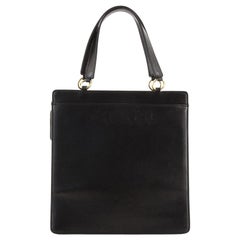 Chanel Vintage Logo Tote Lambkin Medium