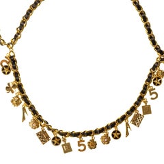 Chanel Lucky Charm Leather Chain Belt (2017)