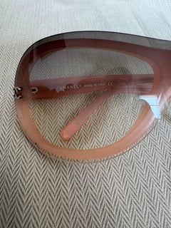 Chanel Vintage - Lunettes de soleil masque dégradées rose, mod. 5066, Italy