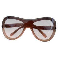Chanel Vintage - Lunettes de soleil masque dégradées rose, mod. 5066, Italy