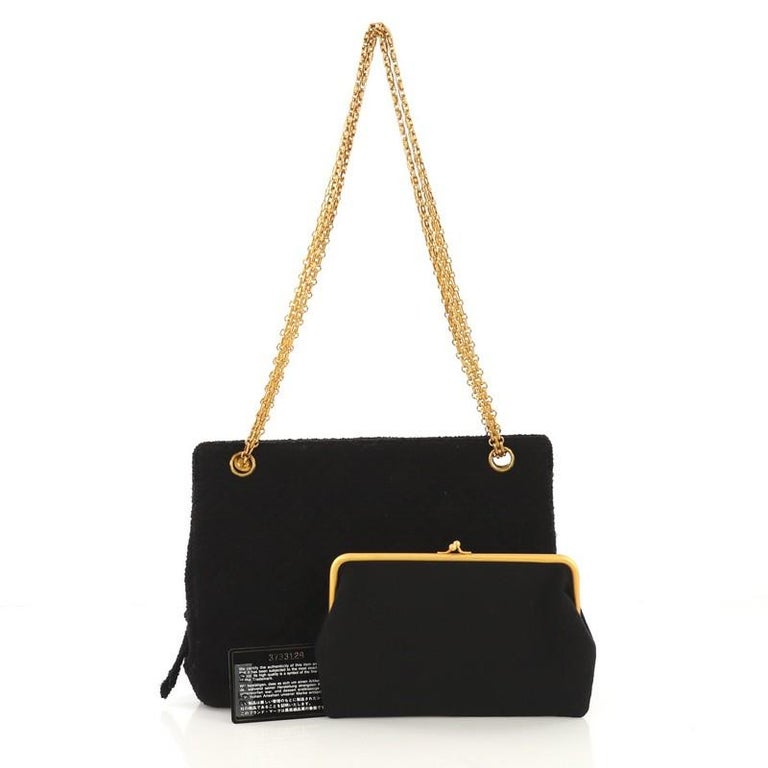Vintage Chanel Mademoiselle Chain Zip Tote Bag